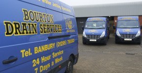 Bourton Drain Services Vans